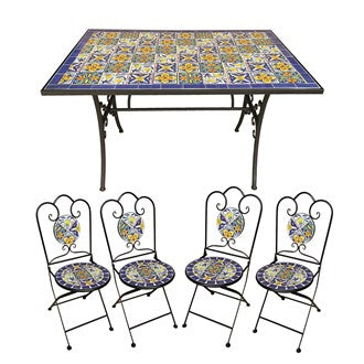 Sellano 4 Seat Dining Set 120 x 80cm