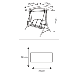 Sienna 3 Seat Hammock