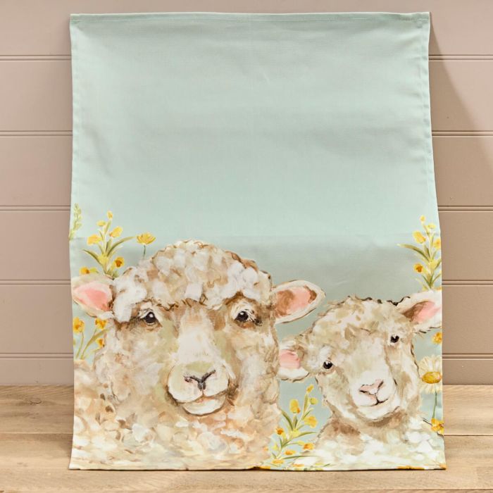 TEA TOWEL SHEEP AND LAMB