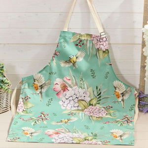 Floral Apron With Birds