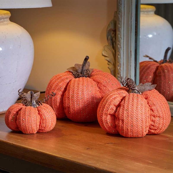 Decor Knitted Pumpkin