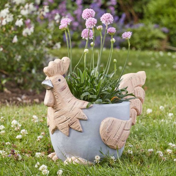 Woodstone Rooster Planter