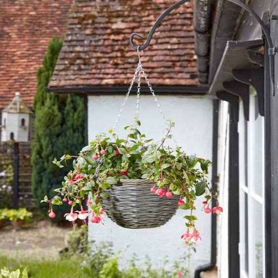 14" Kielder Faux Rattan Basket