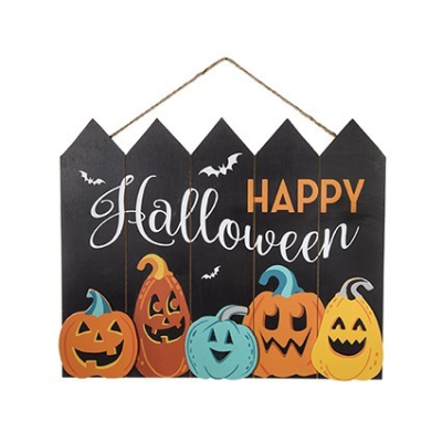 Hanging Sign with HAPPY HALLOWEEN Wording